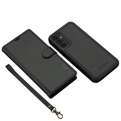 LC.IMEEKE L2 Series for Samsung Galaxy A34 5G Case PU Leather Wallet Detachable Magnetic Phone Cover