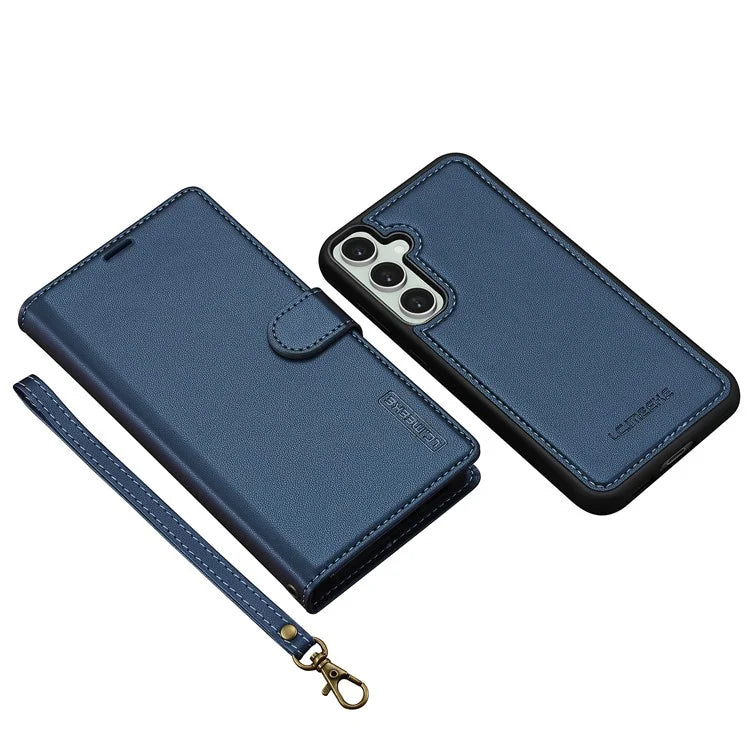 LC.IMEEKE L2 Series for Samsung Galaxy S23 FE Case PU Leather Wallet Detachable Magnetic Phone Cover