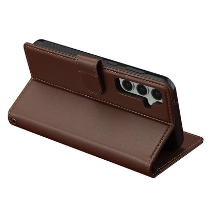 LC.IMEEKE L2 Series for Samsung Galaxy S23 FE Case PU Leather Wallet Detachable Magnetic Phone Cover
