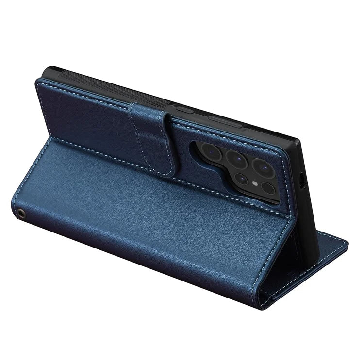 LC.IMEEKE L2 Series for Samsung Galaxy S23 Ultra Case PU Leather Wallet Detachable Magnetic Phone Cover