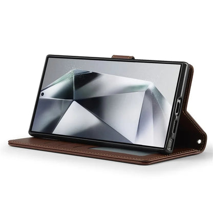LC.IMEEKE L2 Series for Samsung Galaxy S23 Ultra Case PU Leather Wallet Detachable Magnetic Phone Cover