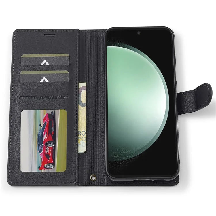 LC.IMEEKE L2 Series for Samsung Galaxy S24+ Case PU Leather Wallet Detachable Magnetic Phone Cover