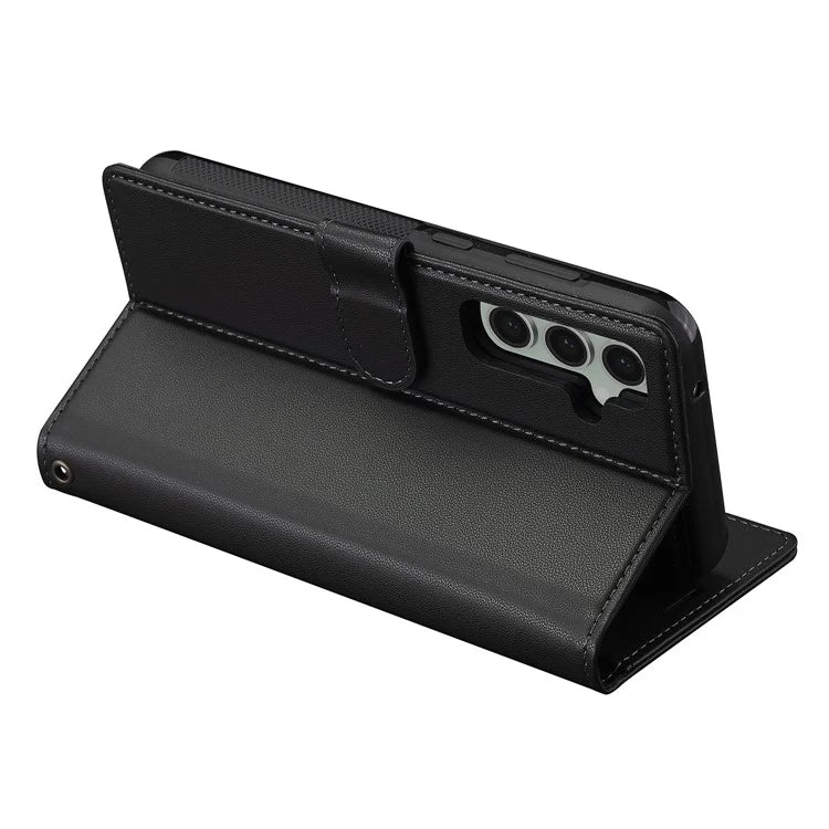 LC.IMEEKE L2 Series for Samsung Galaxy S24+ Case PU Leather Wallet Detachable Magnetic Phone Cover