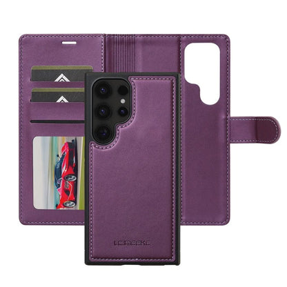 LC.IMEEKE L2 Series for Samsung Galaxy S24 Ultra Case PU Leather Wallet Detachable Magnetic Phone Cover