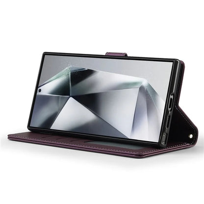 LC.IMEEKE L2 Series for Samsung Galaxy S24 Ultra Case PU Leather Wallet Detachable Magnetic Phone Cover