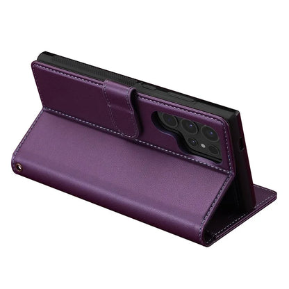 LC.IMEEKE L2 Series for Samsung Galaxy S24 Ultra Case PU Leather Wallet Detachable Magnetic Phone Cover
