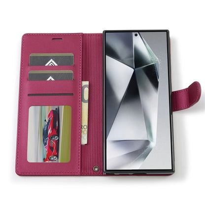 LC.IMEEKE L2 Series for Samsung Galaxy S24 Ultra Case PU Leather Wallet Detachable Magnetic Phone Cover