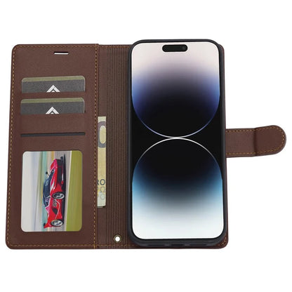 LC.IMEEKE L2 Series for iPhone 14 Pro Max Case PU Leather Wallet Detachable Magnetic Phone Cover