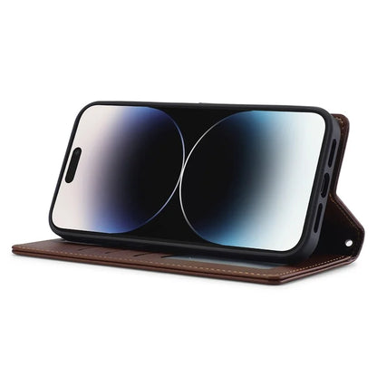 LC.IMEEKE L2 Series for iPhone 14 Pro Max Case PU Leather Wallet Detachable Magnetic Phone Cover