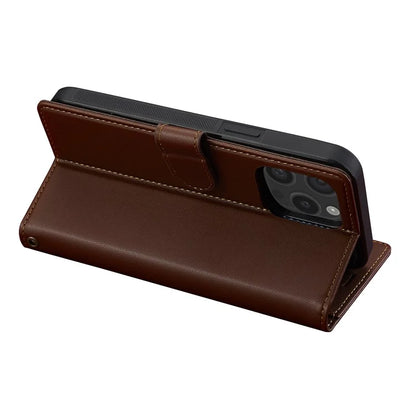 LC.IMEEKE L2 Series for iPhone 14 Pro Max Case PU Leather Wallet Detachable Magnetic Phone Cover