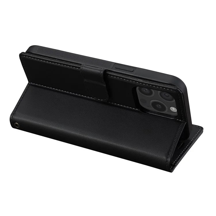 LC.IMEEKE L2 Series for iPhone 14 Pro Max Case PU Leather Wallet Detachable Magnetic Phone Cover
