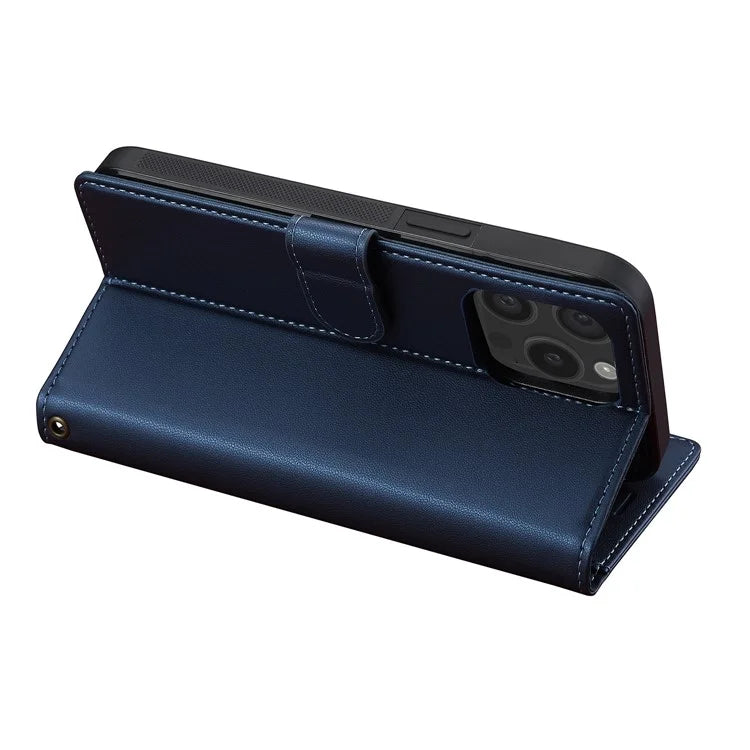 LC.IMEEKE L2 Series for iPhone 14 Pro Max Case PU Leather Wallet Detachable Magnetic Phone Cover