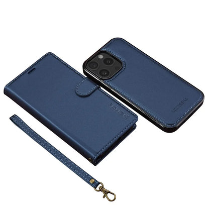 LC.IMEEKE L2 Series for iPhone 14 Pro Max Case PU Leather Wallet Detachable Magnetic Phone Cover