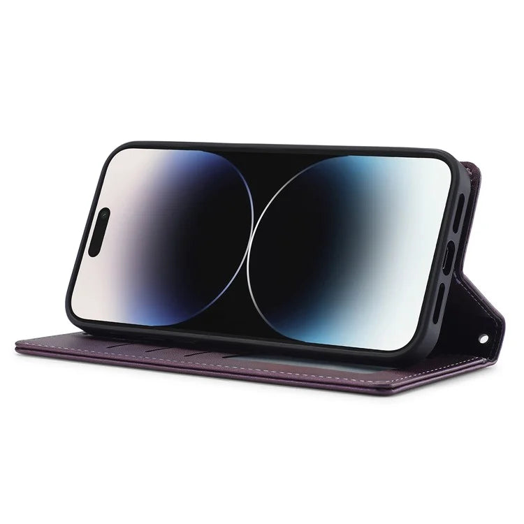 LC.IMEEKE L2 Series for iPhone 14 Pro Max Case PU Leather Wallet Detachable Magnetic Phone Cover