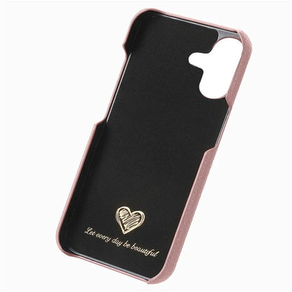 Y5 For iPhone 16 Plus Case Litchi Texture Leather+TPU Slim Phone Cover