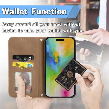 For iPhone 16 Case Skin Touch Feeling Leather Phone Cover Magnetic Absorption