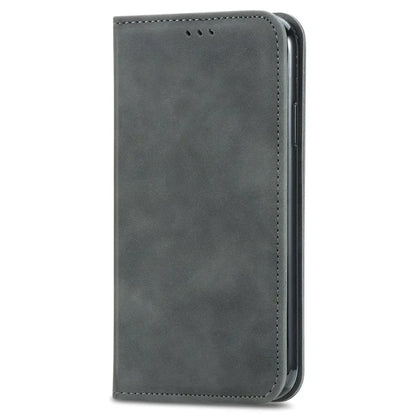 For iPhone 16 Case Skin Touch Feeling Leather Phone Cover Magnetic Absorption