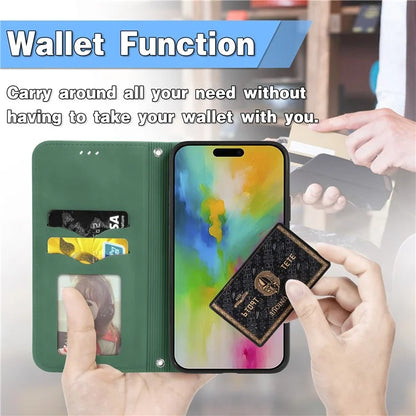 For iPhone 16 Case Skin Touch Feeling Leather Phone Cover Magnetic Absorption