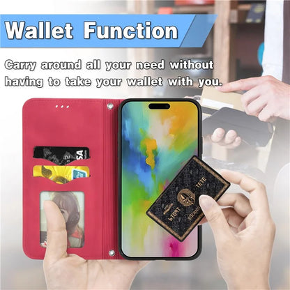 For iPhone 16 Case Skin Touch Feeling Leather Phone Cover Magnetic Absorption