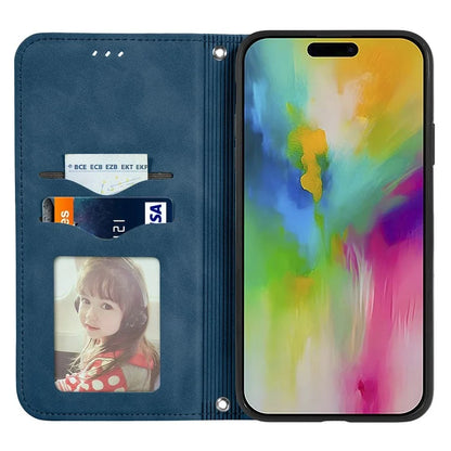For iPhone 16 Case Skin Touch Feeling Leather Phone Cover Magnetic Absorption