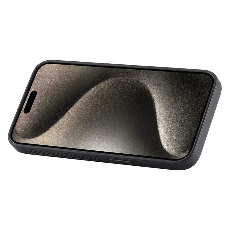 D11 For iPhone 16 Pro Max Case Wristband Leather + TPU Phone Cover