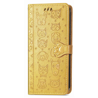For iPhone 16 Plus Case Leather Wallet Flip Phone Cover Cute Cat Dog Pattern