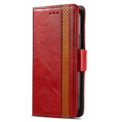 CASENEO 002 Series For iPhone 16 Pro Max Case Stand Wallet Splicing PU Leather Cover