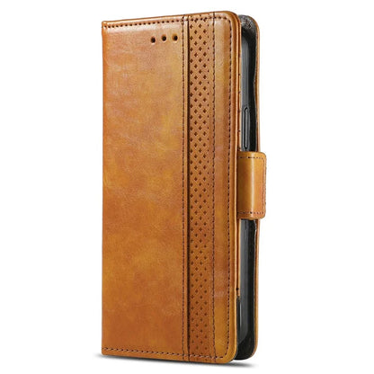 CASENEO 002 Series For iPhone 16 Case Stand Wallet Splicing PU Leather Cover