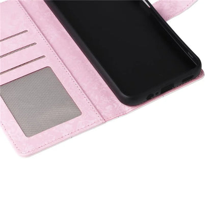 For Samsung Galaxy A16 5G Case RFID Blocking Flower Leather Phone Cover