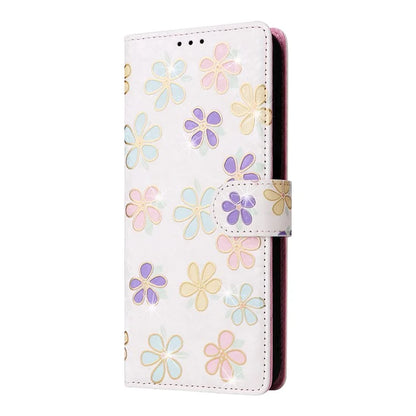 For Samsung Galaxy A16 5G Case RFID Blocking Flower Leather Phone Cover