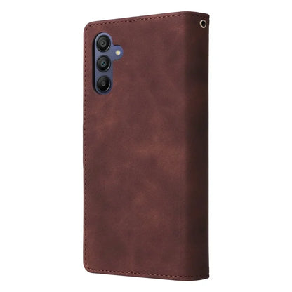 For Samsung Galaxy A16 5G Case Zipper Wallet Multiple Card Slots Leather Phone Cover