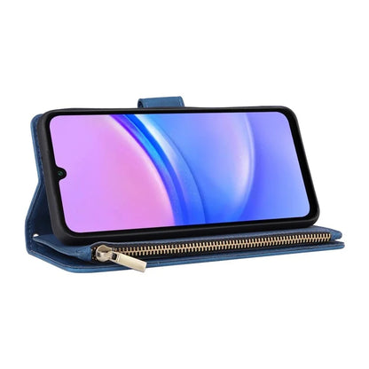 For Samsung Galaxy A16 5G Case Zipper Wallet Multiple Card Slots Leather Phone Cover