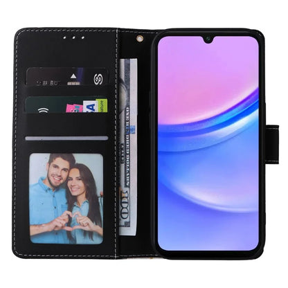 For Samsung Galaxy A16 5G Case Lacquered Marble Pattern Leather Phone Cover