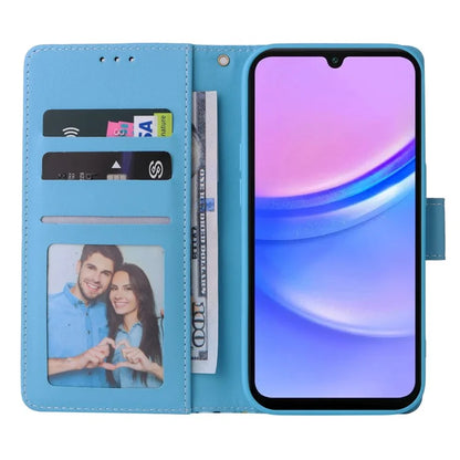 For Samsung Galaxy A16 5G Case Lacquered Marble Pattern Leather Phone Cover