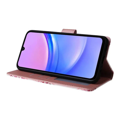 For Samsung Galaxy A16 5G Case Lacquered Marble Pattern Leather Phone Cover