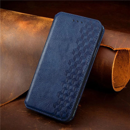 For Samsung Galaxy A16 5G Case Rhombus Imprint PU Leather Wallet Phone Cover