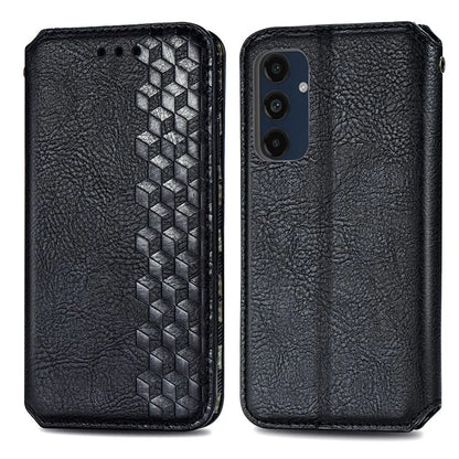 For Samsung Galaxy A16 5G Case Rhombus Imprint PU Leather Wallet Phone Cover