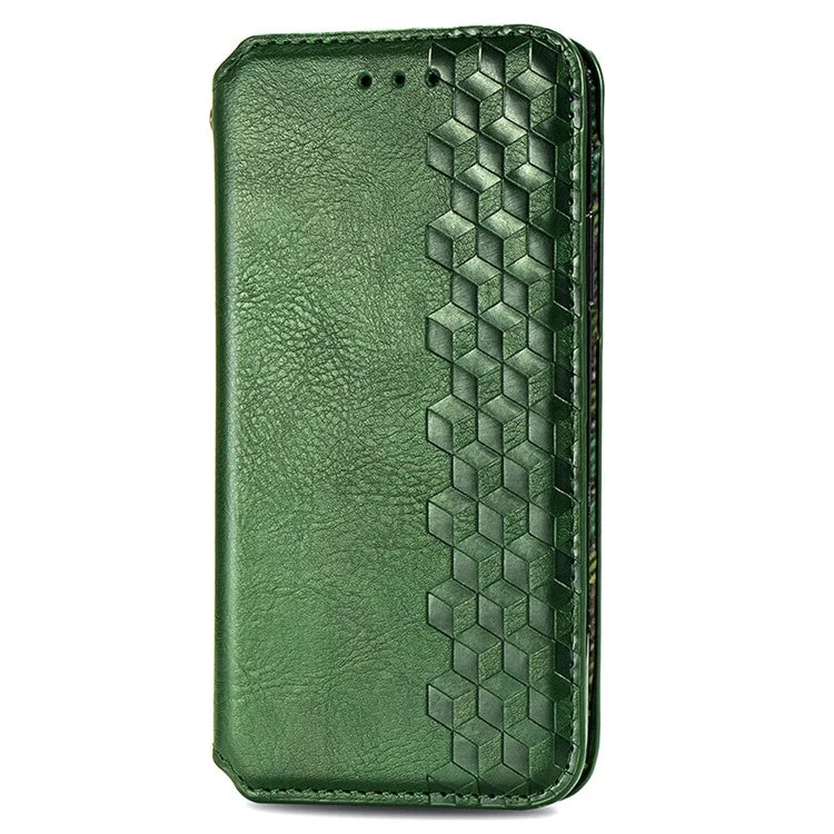 For Samsung Galaxy A16 5G Case Rhombus Imprint PU Leather Wallet Phone Cover