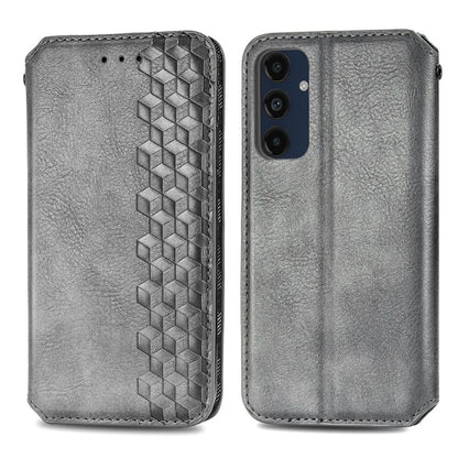 For Samsung Galaxy A16 5G Case Rhombus Imprint PU Leather Wallet Phone Cover