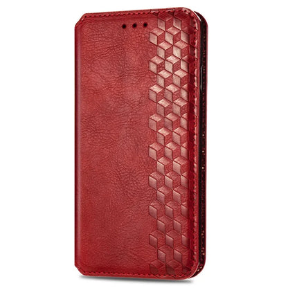 For Samsung Galaxy A16 5G Case Rhombus Imprint PU Leather Wallet Phone Cover