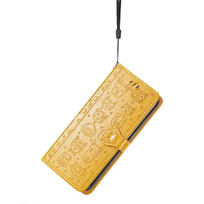 For Samsung Galaxy A16 5G Case Leather Wallet Flip Phone Cover Cute Cat Dog Pattern