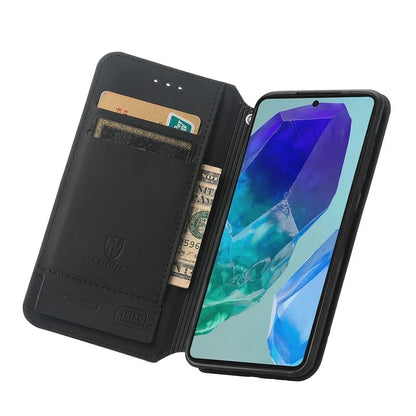 CASENEO 001 Series for Samsung Galaxy A16 5G Case RFID Blocking Wallet Leather Cover Pattern Print