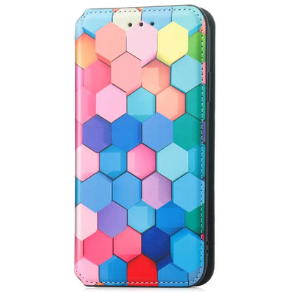 CASENEO 001 Series for Samsung Galaxy A16 5G Case RFID Blocking Wallet Leather Cover Pattern Print