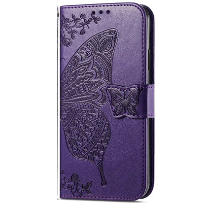 For Samsung Galaxy A16 5G Case PU Leather Wallet Phone Cover Butterfly Pattern