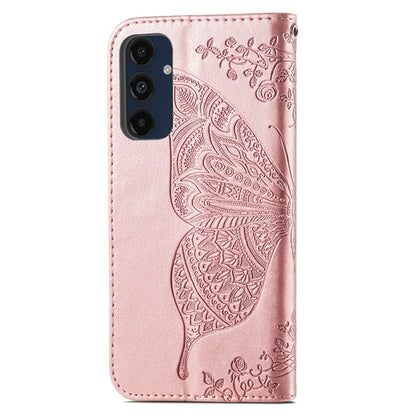For Samsung Galaxy A16 5G Case PU Leather Wallet Phone Cover Butterfly Pattern
