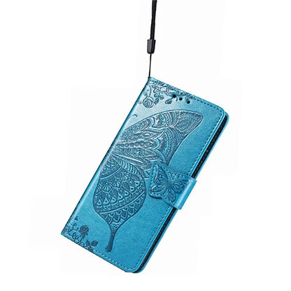 For Samsung Galaxy A16 5G Case PU Leather Wallet Phone Cover Butterfly Pattern