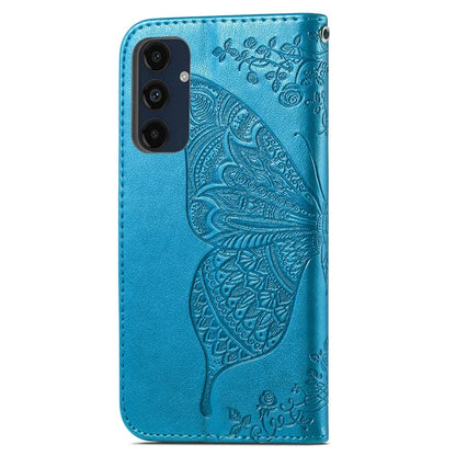 For Samsung Galaxy A16 5G Case PU Leather Wallet Phone Cover Butterfly Pattern