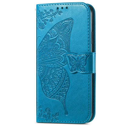 For Samsung Galaxy A16 5G Case PU Leather Wallet Phone Cover Butterfly Pattern