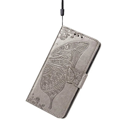 For Samsung Galaxy A16 5G Case PU Leather Wallet Phone Cover Butterfly Pattern