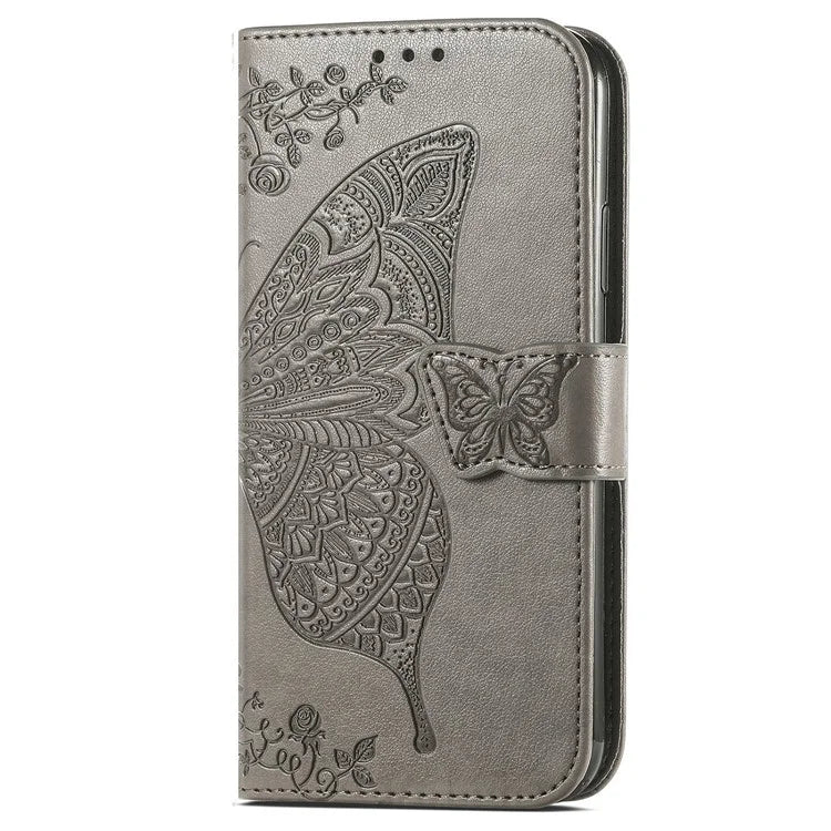 For Samsung Galaxy A16 5G Case PU Leather Wallet Phone Cover Butterfly Pattern